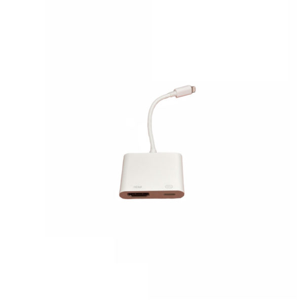 lightning to hdmi lightning charger adapter