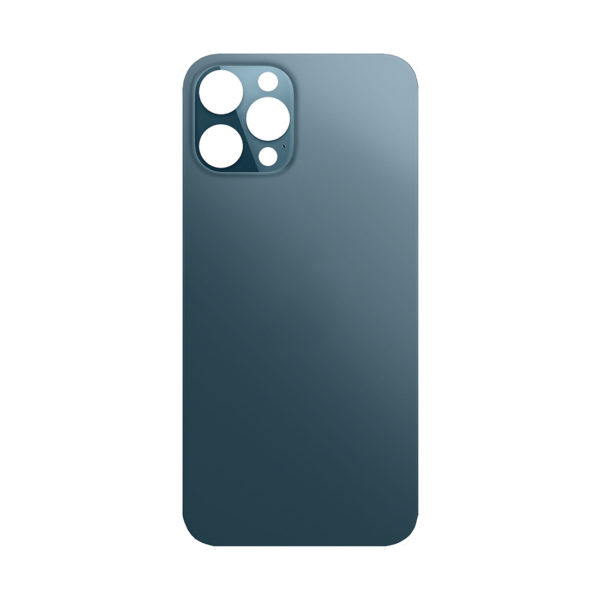 iphone 12promax back cover blue large camera hole