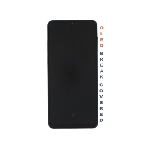 Samsung A33 5G A336 OLED Assembly +Frame +Fingerprint – Black (Original Size OF+)