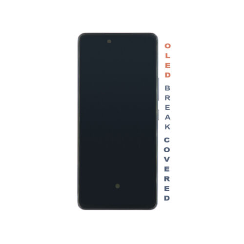 Samsung A53 5G A536 OLED Assembly +Frame +Fingerprint – Black (Original Size OF+)