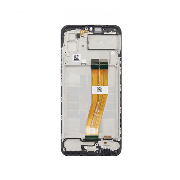 samsung a03 a035f oled assembly with frame black oem