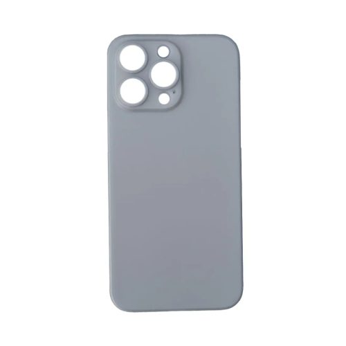 iPhone 15 Pro Max Back Cover – Natural Titanium (Large Camera Hole)