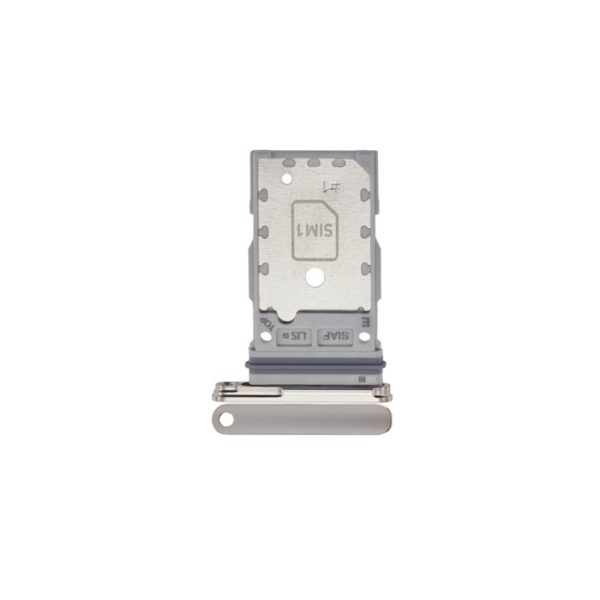 Sim Tray Compatible for Samsung Galaxy S23 Cream