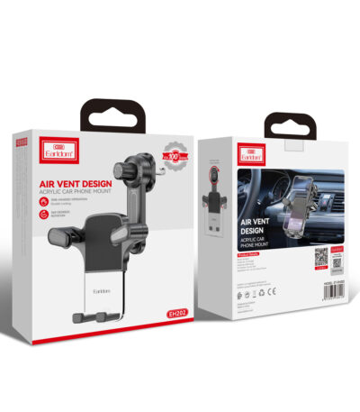 Earldom EH202 Acrylic Air Vent Car Phone Mount Black 2