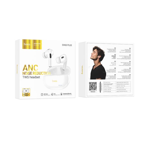 HOCO EW60 Plus ANC Wireless Earphones pack