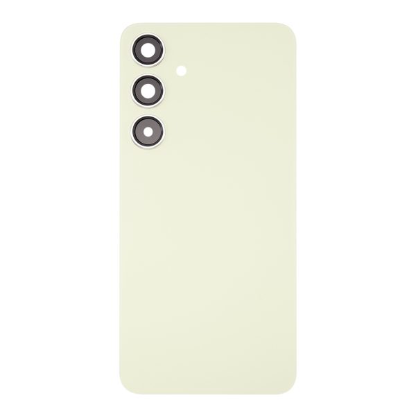 Samsung Galaxy S24 Plus 5G Back Cover +Camera Lens – Amber Yellow