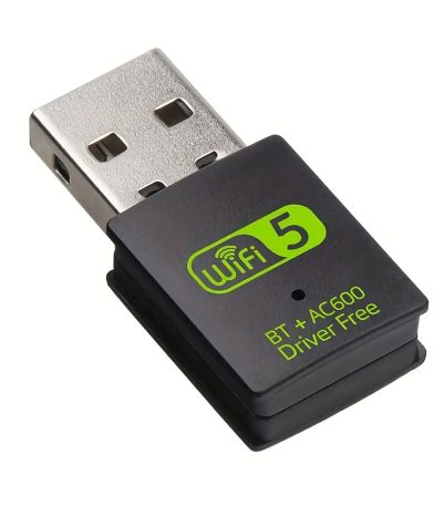 USB WiFi And Bluetooth Adapter,600Mbps Dual Band 2.4G 5G Wireless WiFi Dongle (AC Series)