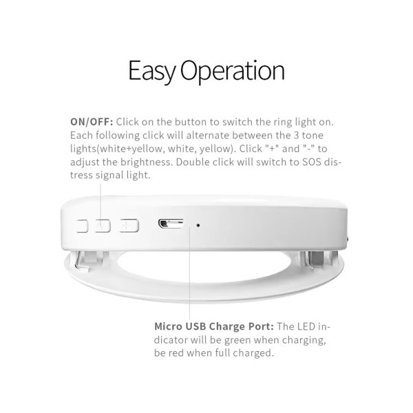 XJ 19 Pro Selfie Ring Light 1