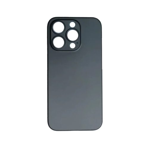 iPhone 15 Pro Max Back Cover – Black titanium (Large Camera Hole)