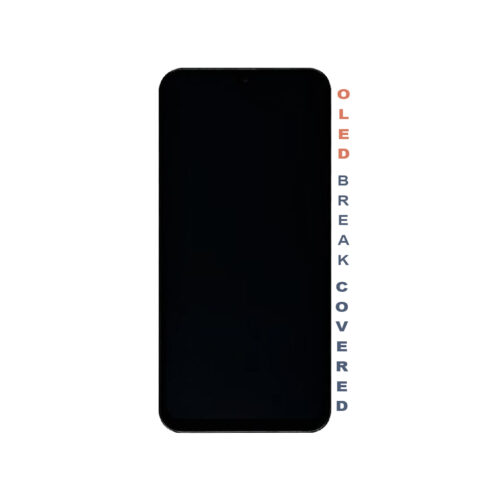 Samsung Galaxy A15 (A155 2023) A15 5G (A156 2023) OLED Assembly +Frame +Fingerprint – Black (Original Size OF+)