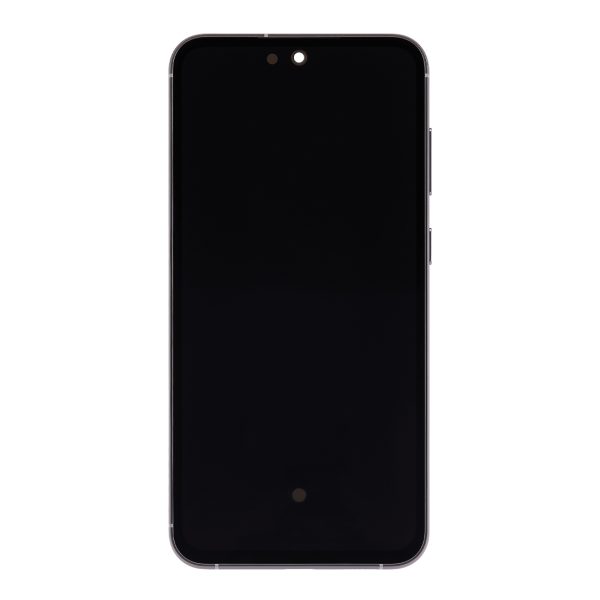 Samsung Galaxy S23 Fe 5G Oled Assembly +Frame +Fingerprint Graphite Original Size SO+