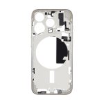 iPhone 15 Pro Mid Frame Housing + Small Parts – White Titanium