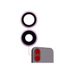 Metal Glass Lens Protection Compatible for iPhone 16 16 Plus Pink