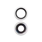 Metal Glass Lens Protection Compatible for iPhone 16 16 Plus – White