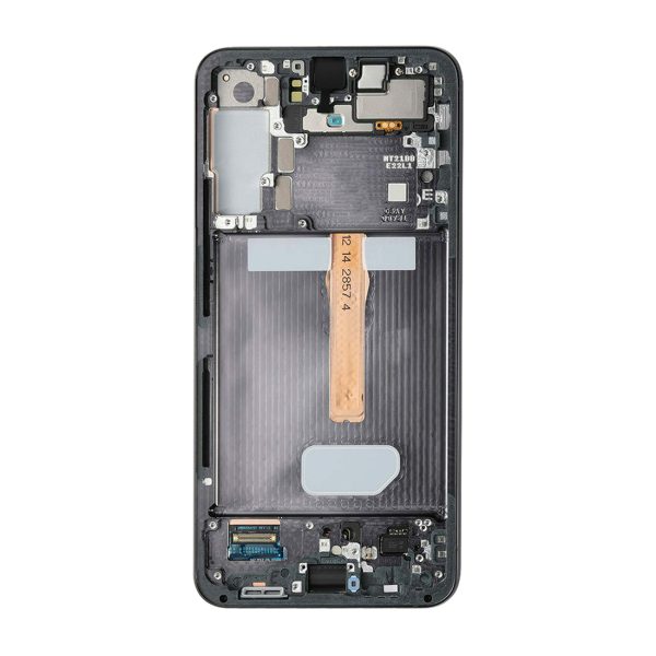 Samsung Galaxy S22 Plus 5G OLED Assembly +Frame +Fingerprint – Black (Original Size OF+)
