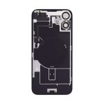 iPhone 16 Back Glass +Steel Plate +Pre Installed MagSafe Magnet +NFC And Flashlight Flex (Pink )