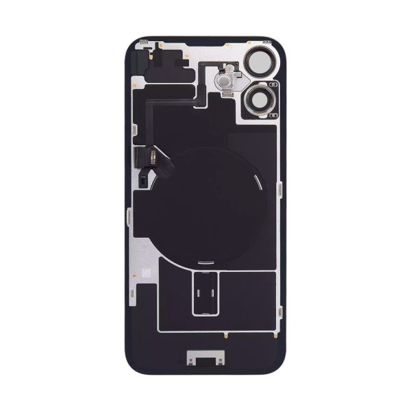 iPhone 16 Back Glass +Steel Plate +Pre Installed MagSafe Magnet +NFC And Flashlight Flex (Pink )