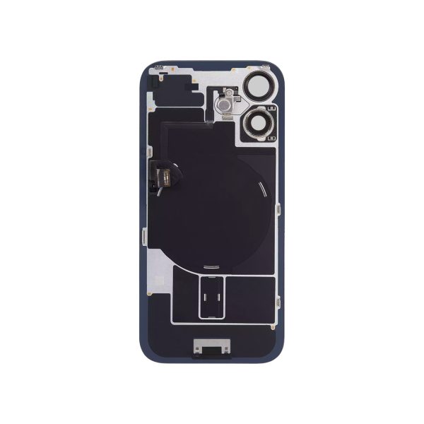 iPhone 16 Plus Back Glass +Steel Plate +Pre Installed MagSafe Magnet +NFC And Flashlight Flex Black
