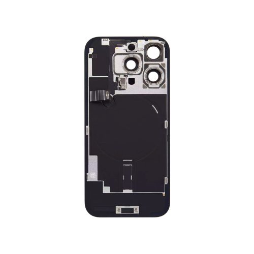 iPhone 16 Pro Back Glass +Steel Plate +Pre Installed MagSafe Magnet +NFC And Flashlight Flex White Titanium