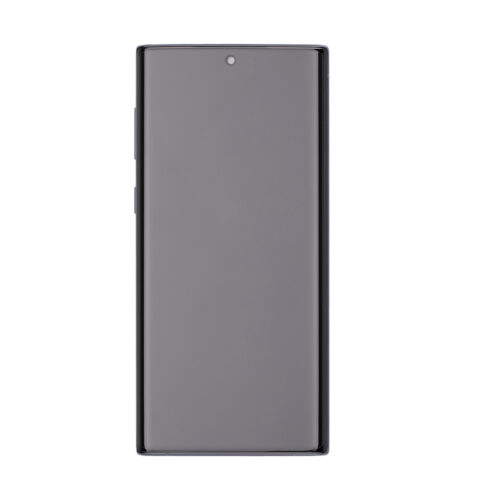 Samsung Galaxy Note 10 5G OLED Assembly +Frame +Fingerprint – Mystic Black (Small Size NO+)