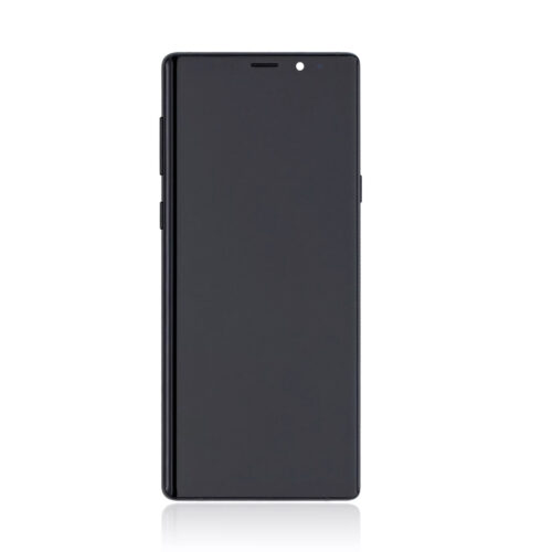 Samsung Galaxy Note 9 5G OLED Assembly +Frame +Fingerprint – Mystic Black (Small Size NO+)