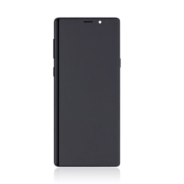 Samsung Galaxy Note 9 5G OLED Assembly +Frame +Fingerprint – Mystic Black (Small Size NO+)