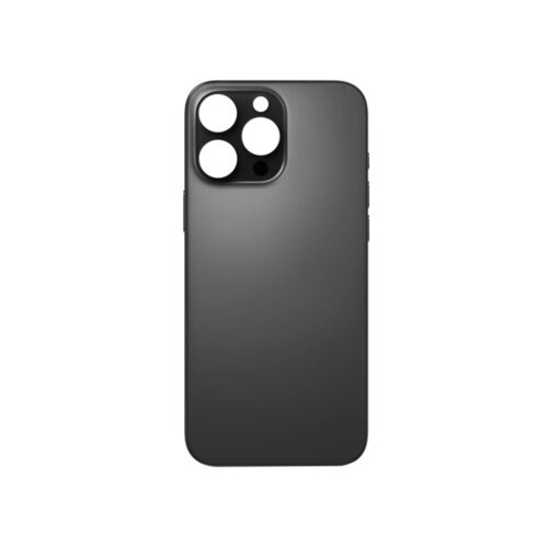 iPhone 16 Pro Max Back Cover – Black titanium (Large Camera Hole)