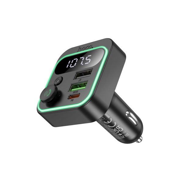 Hoco E85 Wireless FM Transmitter Car Charger PD38W+QC3