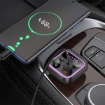 Hoco E85 Wireless FM Transmitter Car Charger PD38W+QC3.0 2 USB +1 Type C