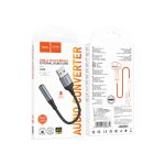 Hoco LS36 Adapter USB A to Jack 3.5mm Black