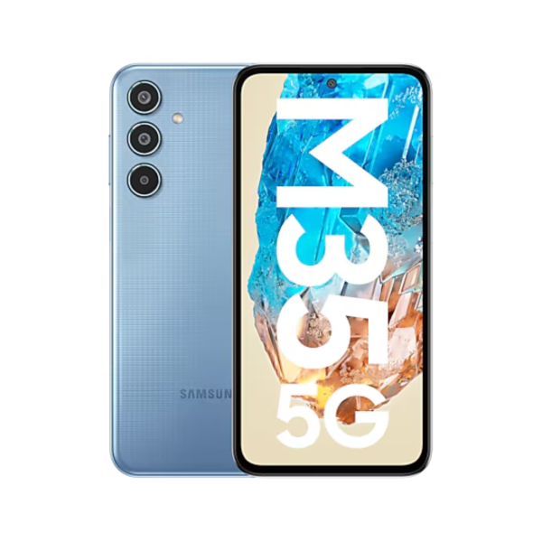 samsung galaxy m35 phones 128gb 6gb light blue