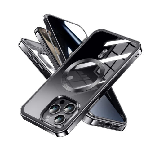 15 pro magnetic case Black