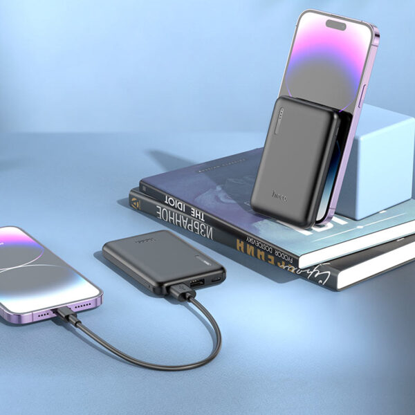 Hoco J115 UltraSlim Power Bank Black 5000mAh