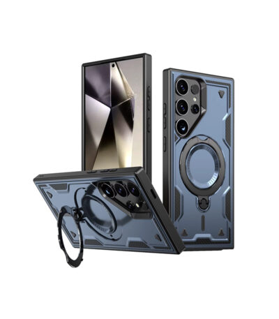 Tough Armor MagSafe Rotating Case For Samsung Galaxy S25 Ultra Navy Blue