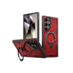 Tough Armor MagSafe Rotating Case For Samsung Galaxy S25 Ultra Red