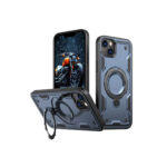 Tough Armor MagSafe Rotating Case For iPhone Navy blue
