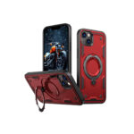 Tough Armor MagSafe Rotating Case For iPhone Red