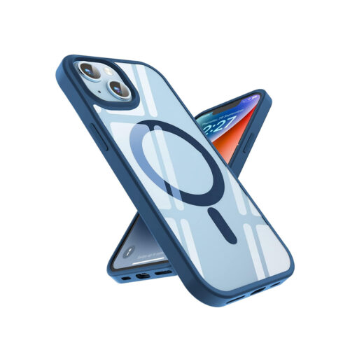 iPhone 14 magnetic case blue