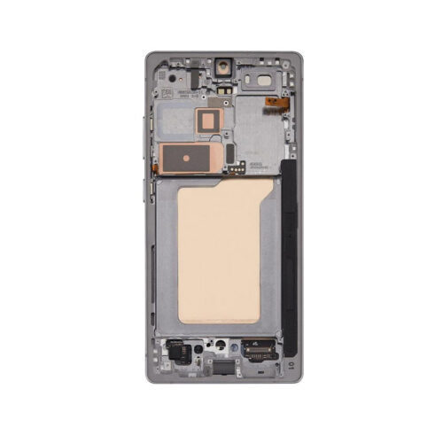 Samsung Galaxy S25 Ultra 5G OLED Assembly +Frame Titanium WhiteSliver (OEM)