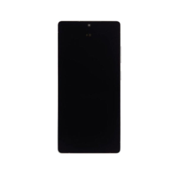 Samsung Galaxy S25 Ultra 5G OLED Assembly +Frame – Titanium WhiteSliver (OEM)