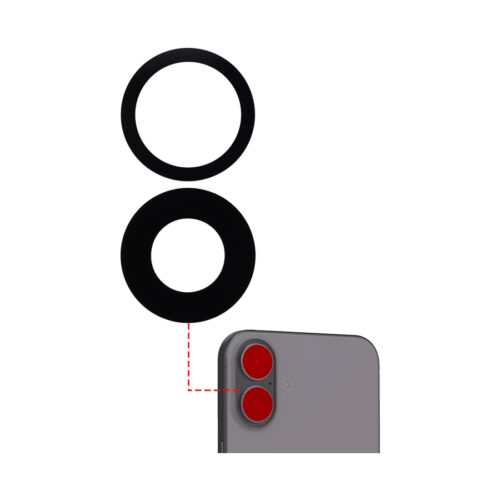 iPhone 16 16 Plus Back Camera Lens Glass Only 2 Pieces Set