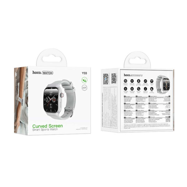 Hoco Y33 Smart sports watch call version– Gray