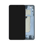 Samsung Galaxy S25 Edge 5G (S937) OLED Assembly +Frame +Fingerprint – Titanium JetBlack (Original size US & International SO+)