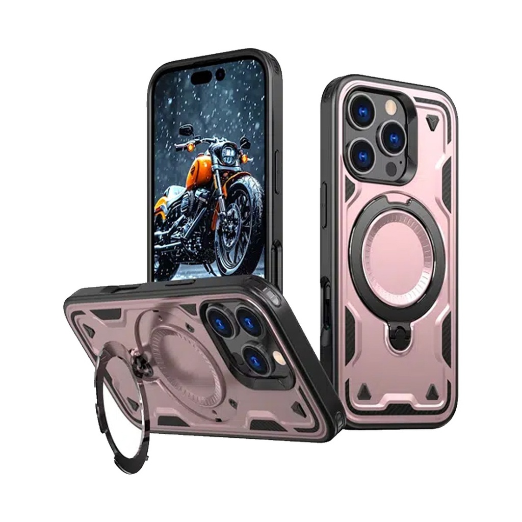 TitanGuard with Magsafe Case For iPhone 17 Pro - Rose Gol…