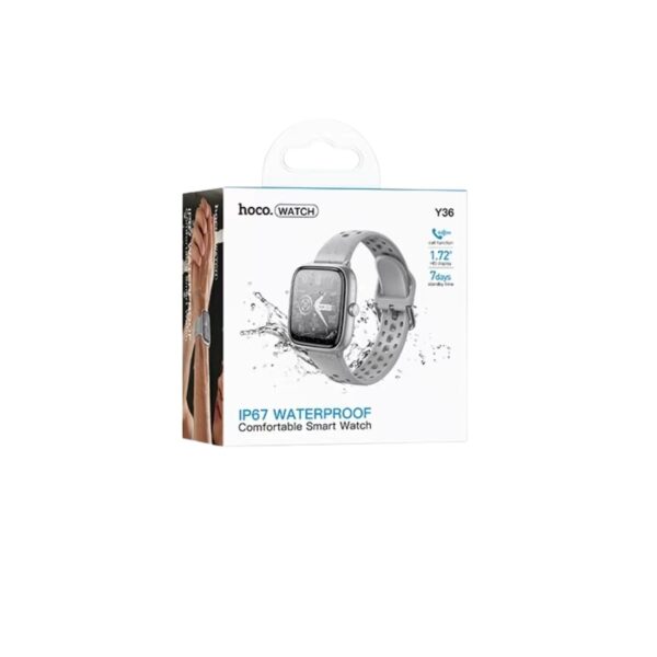 Hoco Y36 Smart watch(call version) – Gray