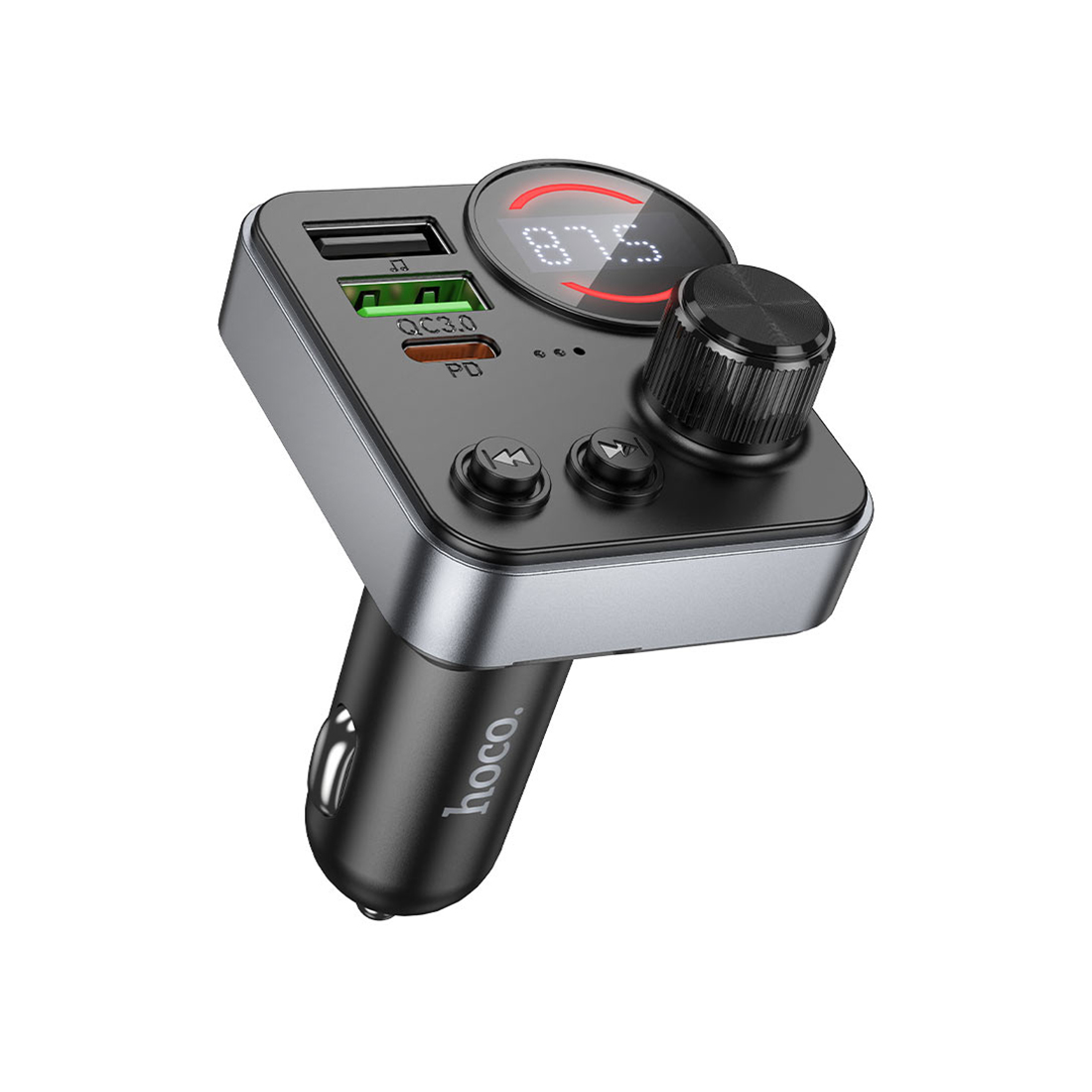 Hoco E86 Alegria PD30W QC3.0 with wireless FM transmitter3 Hoco E86 Alegria PD30W QC3.0 with wireless FM transmitter3