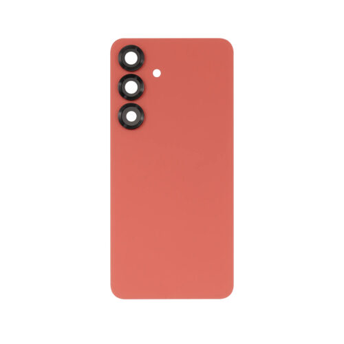 Samsung Galaxy S25 5G (S931) Back Cover +Camera Lens – Coral Red