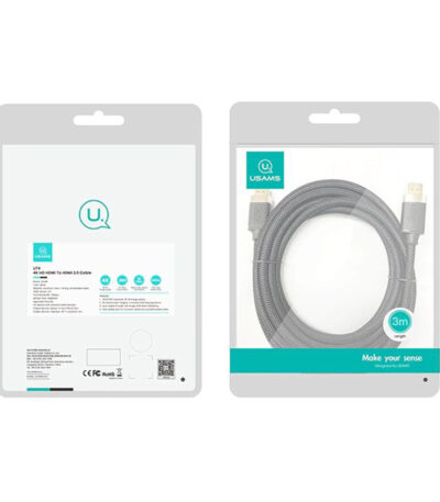 usams 4k hdmi to hdmi 2 0 3m cable black SJ529 1