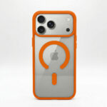 evo crystal case iph 17 orange