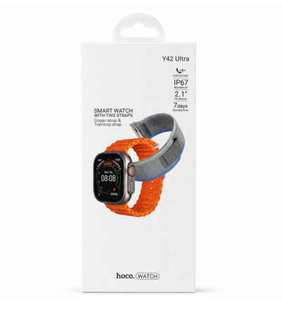 hoco y42utra smart watch orange 3